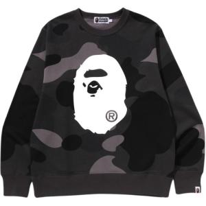 Bape цветной камуфляж толстовка детская A BATHING APE, серый