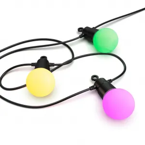 Гирлянда с LED-лампочками LED-гирлянда для улицы (с приложением, 12 лампочек, 16 млн цветов, 8 м) Hama, Bunt