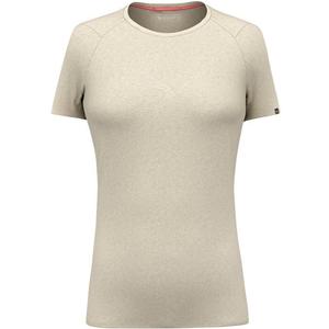 Футболка с рисунком орла в стиле ам с футболкой Salewa, цвет oatmeal melange