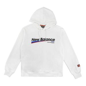 Толстовка New Balance hooded Casual Pullover Couple Style White, белый