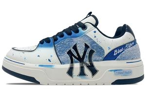 Кроссовки MLB Chunky Liner Skateboarding Shoes Unisex Low-top White, синий