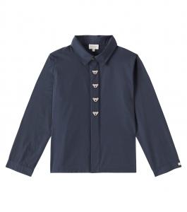 Вышитая хлопковая рубашка Lauden Donsje, Blue Marine