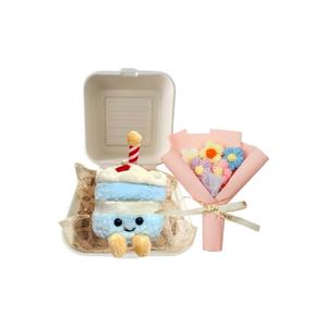 Разноцветные плюшевые куклы Ragdoll Cake высотой 10 см Cute Chip