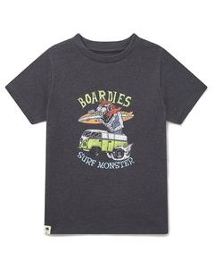 Футболка Boardies "Серфовый монстр" Boardies, серый