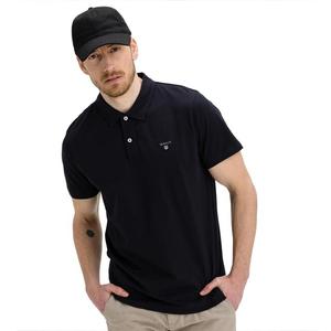 Мужские рубашки поло с коротким рукавом Gant, черный