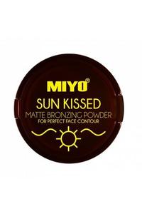 Матовая бронзирующая пудра 01 Warm Bronze, 10 г Miyo, Sun Kissed