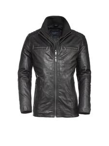 Кожаная куртка Bugatti, черный