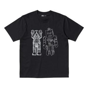Футболка UNIQLO x KAWS x Warhol Graphic UT T-Shirt 'Black'