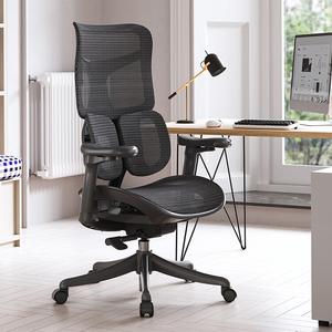 Эргономичное кресло SIHOO S100 Black с 4D подлокотниками и поясничной подушкой