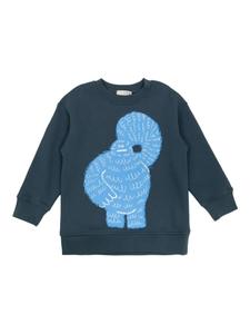 Толстовка Stella McCartney Kids с принтом монстров, синий