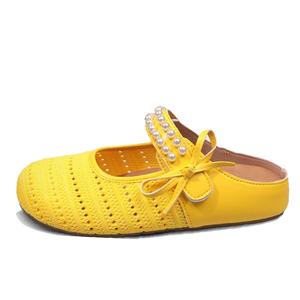 OLDDESIRE Женские тапочки с закрытым носком устойчивые к запаху Ленивый желтый, цвет Lazy Yellow