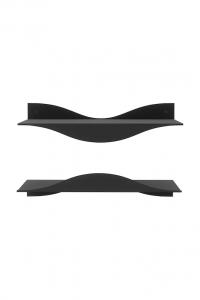 Настенная полка Surf 43,1 х 17,7 х 9,9 см, 2 шт. Umbra, черный