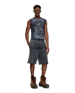 Шорты мужские спортивные DIESEL, черный