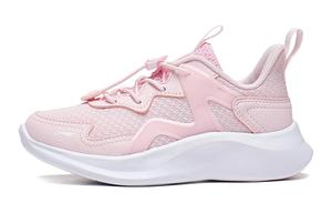 LINING YOUNG Детские кроссовки с низким верхом, устойчивые к истиранию и амортизаторам, белые