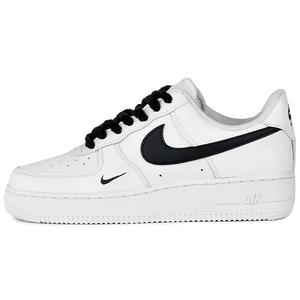 Nike Кроссовки Air Force 1 для скейтбординга, износостойкие, низкие, унисекс, черные, белые