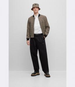 Рубашка мужская Boss классическая хлопковая, белый