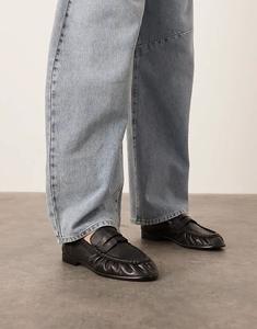 Лоферы ARRANGE Premium из кожи черного цвета