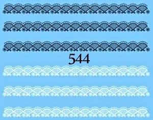 Водные наклейки для ногтей - №544, Raisin