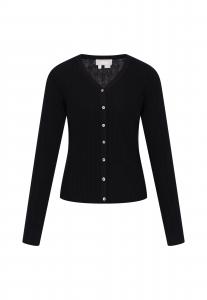 Usha Вязаный кардиган в черном цвете