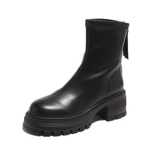 TONYBEAR Черные женские короткие мартинсы, цвет Black