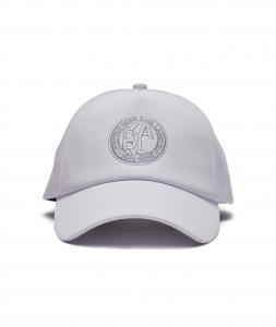 Бейсбольная кепка krystal karl KARL LAGERFELD PARIS, белый