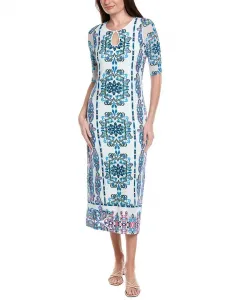 Платье-миди из сетчатой ​​ткани Haddy Johnny Was