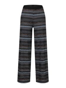 More & More Элегантные блестящие брюки-натяжители с зигзагообразным узором из люрекса