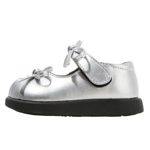 Противоскользящая и износостойкая дышащая обувь для малышей MAIBUXIONG, серебряный