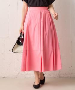 Расклешенная юбка из нейлоновой лиоцелловой тафты, пригодная для стирки, с эластичной спинкой Suite, цвет Pink [012]