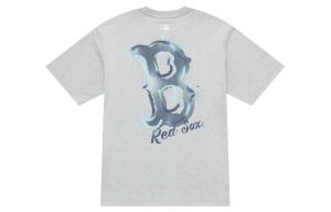 MLB Футболка Basic Boston Red Sox FW25 Unisex Standard Heather Gray