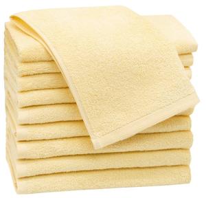 Гостевое полотенце Zollner 00000086 10er-Set, светло-желтый