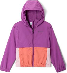 Columbia Girls Tabor Trail ветровка, Razzle/Satin Pink/Hot Coral