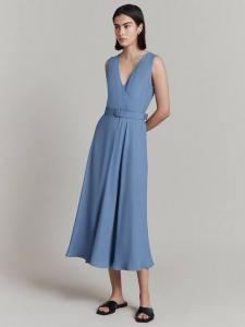 Платье миди цвета плюща Ghost, синий