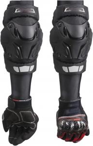 Налокотники для мотоциклистов, мотокросса, светоотражающие, для гонок, защита голени, полная защита, регулируемые, спортивная защитная экипировка Generic, Black