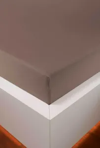 Простыня на резинке, трикотаж премиум-класса с эластаном, Eberle