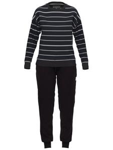 Tom Tailor Пижама Ксанти в серо-темную полоску