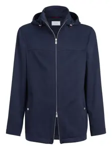 Куртка с капюшоном Brunello Cucinelli, синий