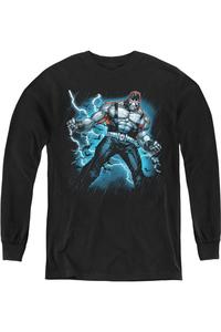 Футболка с длинным рукавом Batman Stormy Bane для детей Gildan, черный