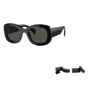 Солнцезащитные очки с круглой оправой PRADA