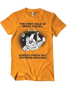 Футболка оранжевого цвета Rick and Morty