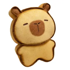 Плюшевая кукла Creative Toast Capybara в виде подвески высотой 17см/30см/50см MAOGEGE, светло-коричневый
