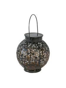 Intirilife Садовый светильник-фонарь на солнечных батареях, черный