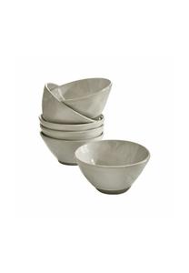 Набор мисок Loberon Norrvik, 6 штук, светло-серый