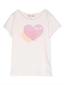 Bonpoint футболка Alcala с принтом, розовый