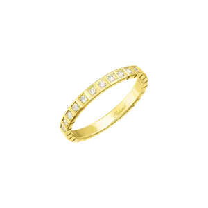 Кольцо Chopard Ice Cube - Кольцо, желтое золото, полуоправленные бриллианты