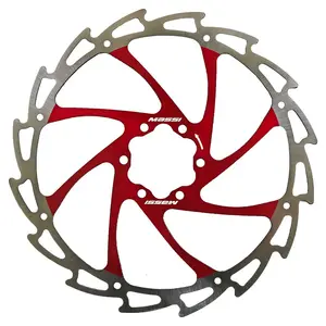 Тормозной диск MASSI Disc Ultralight Anodized 180 mm, красный