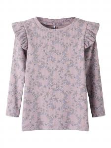 NAME IT Лонгслив в цветах лиловый, фиолетовый, светло-фиолетовый