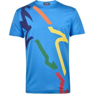 Paul & Shark Мужская синяя футболка для яхтинга