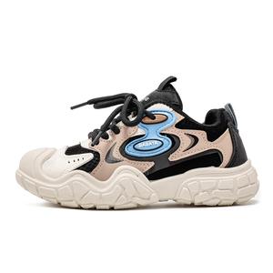 Детские кроссовки для бега Low top Abrasion Resistant Babaya, бежевый синий