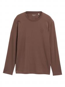 TOM TAILOR Лонгслив в коричневом цвете